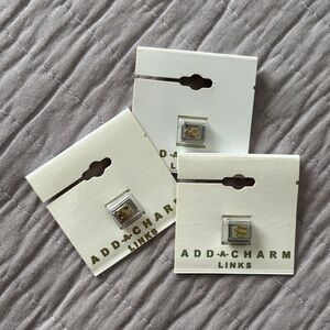 Gold and Silver Add-A-Charm Links $ S Peace Dove